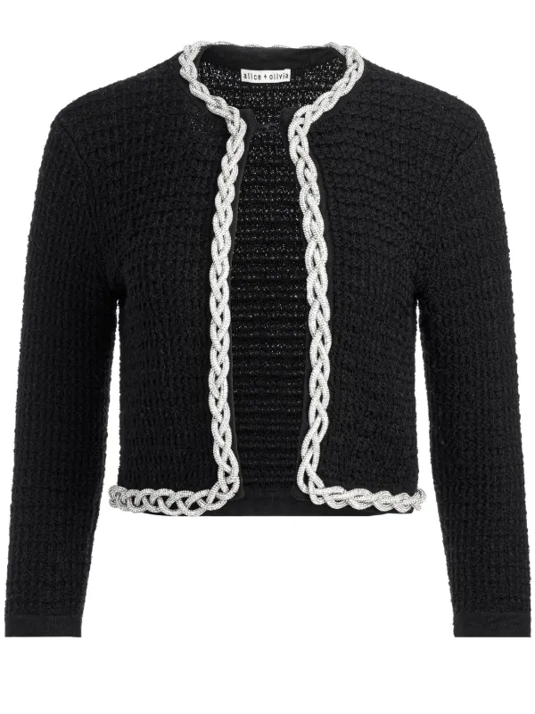 Alice + Olivia Akira crystal-embellished Cardigan - Farfetch