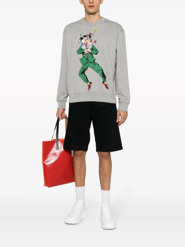 Kenzo graphic print Cotton Sweatshirt Farfetch