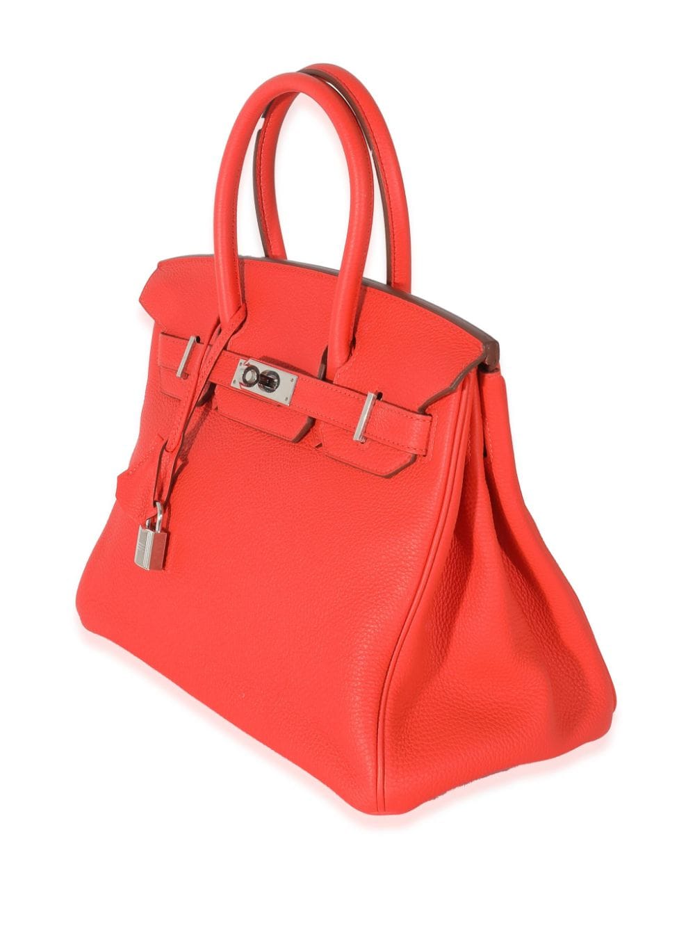 Pre-owned Hermes 2015  Birkin 30 Handbag In Red