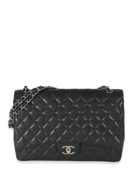 HOT SALE CHANEL 2012 maxi Double Flap shoulder bag Women