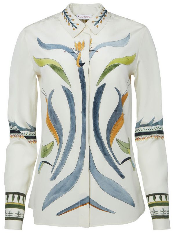 Ferragamo graphic-print Silk Shirt - Farfetch