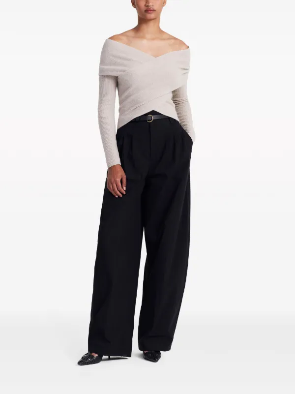 Zara off shoulder jumper sale