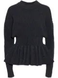 Altuzarra Vido peplum-hem jumper - Grey