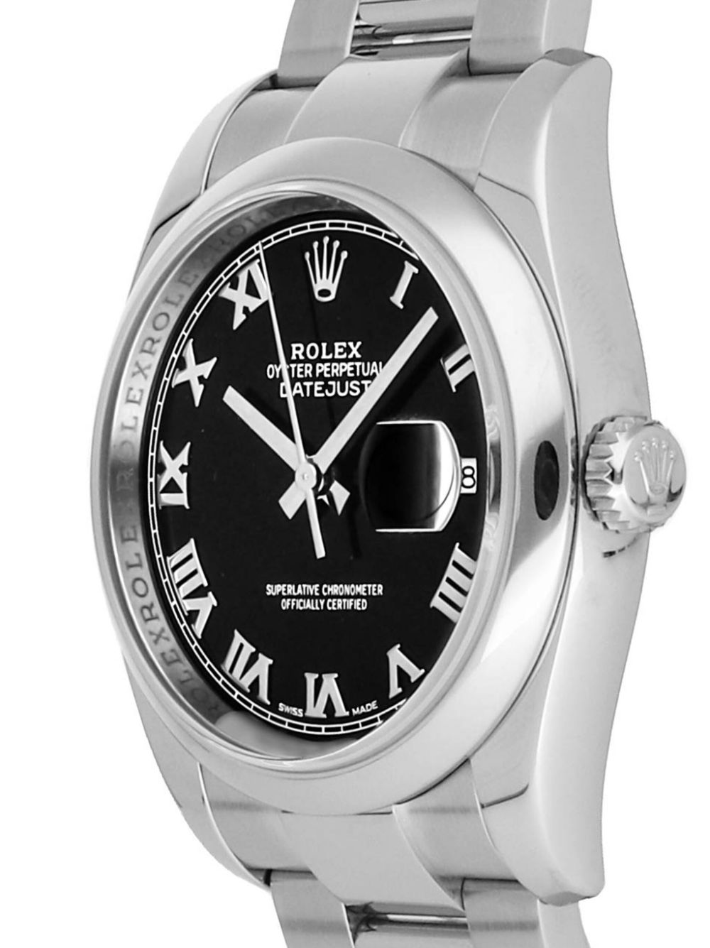 Rolex 2010 pre-owned Datejust horloge - Zwart