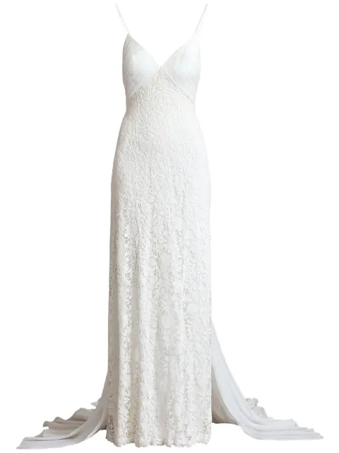 Tadashi Shoji Miramar lace bridal gown