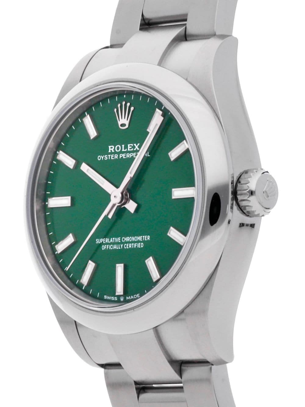 Rolex 2022 pre-owned Oyster Perpetual horloge - GREEN