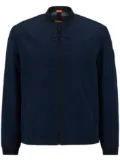 BOSS Othmar logo-patch bomber jacket - Blue