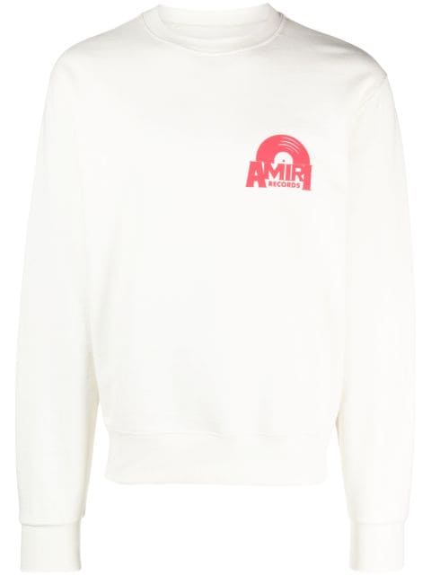 AMIRI logo-print crew-neck sweatshirt 