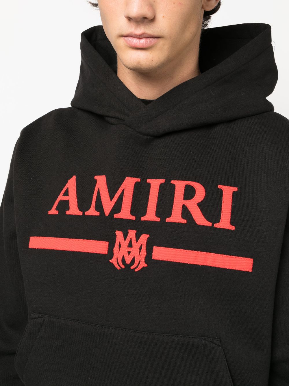 AMIRI Hoodie met logoprint Zwart
