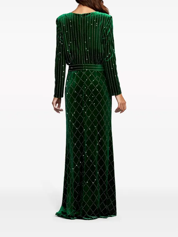 Tadashi shoji 2024 green gown