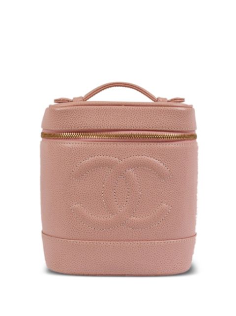 CHANEL 2003 CC stitch vanity handbag Women