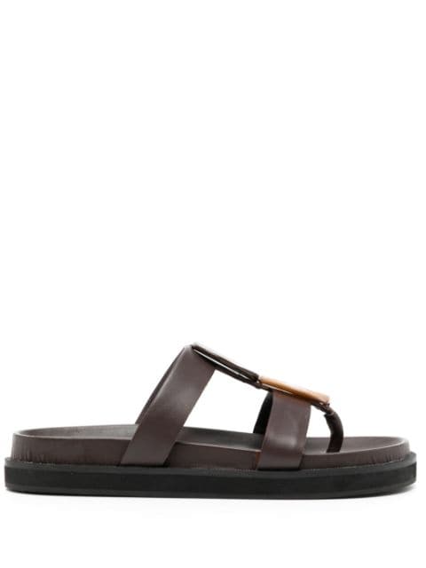 Senso Nyx flat leather sandals