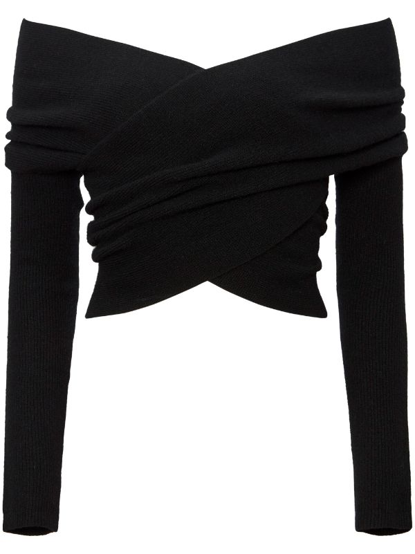 Altuzarra off shoulder Wrap Jumper Farfetch