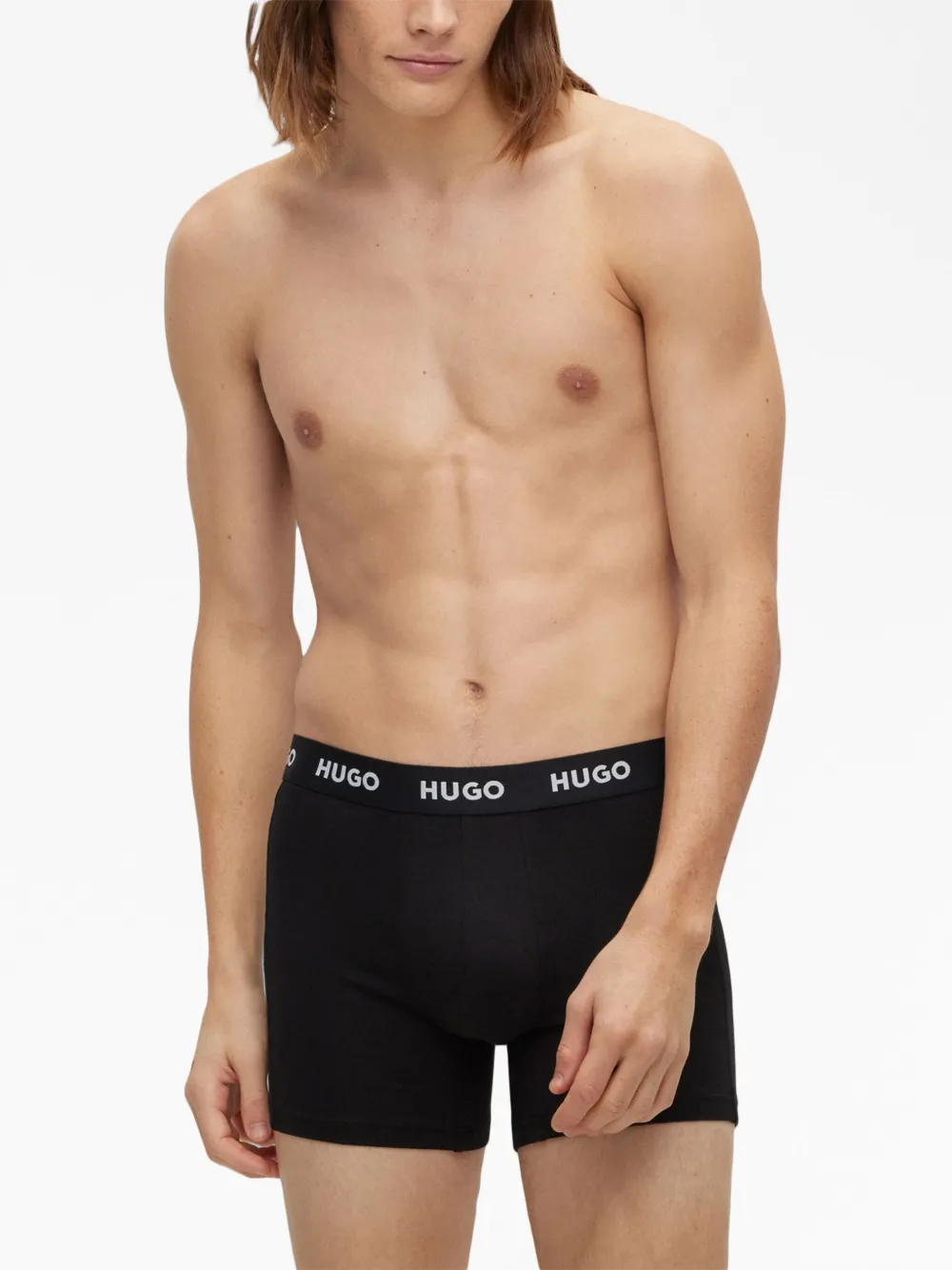 HUGO Kit 3 cuecas boxer com logo | Image 2