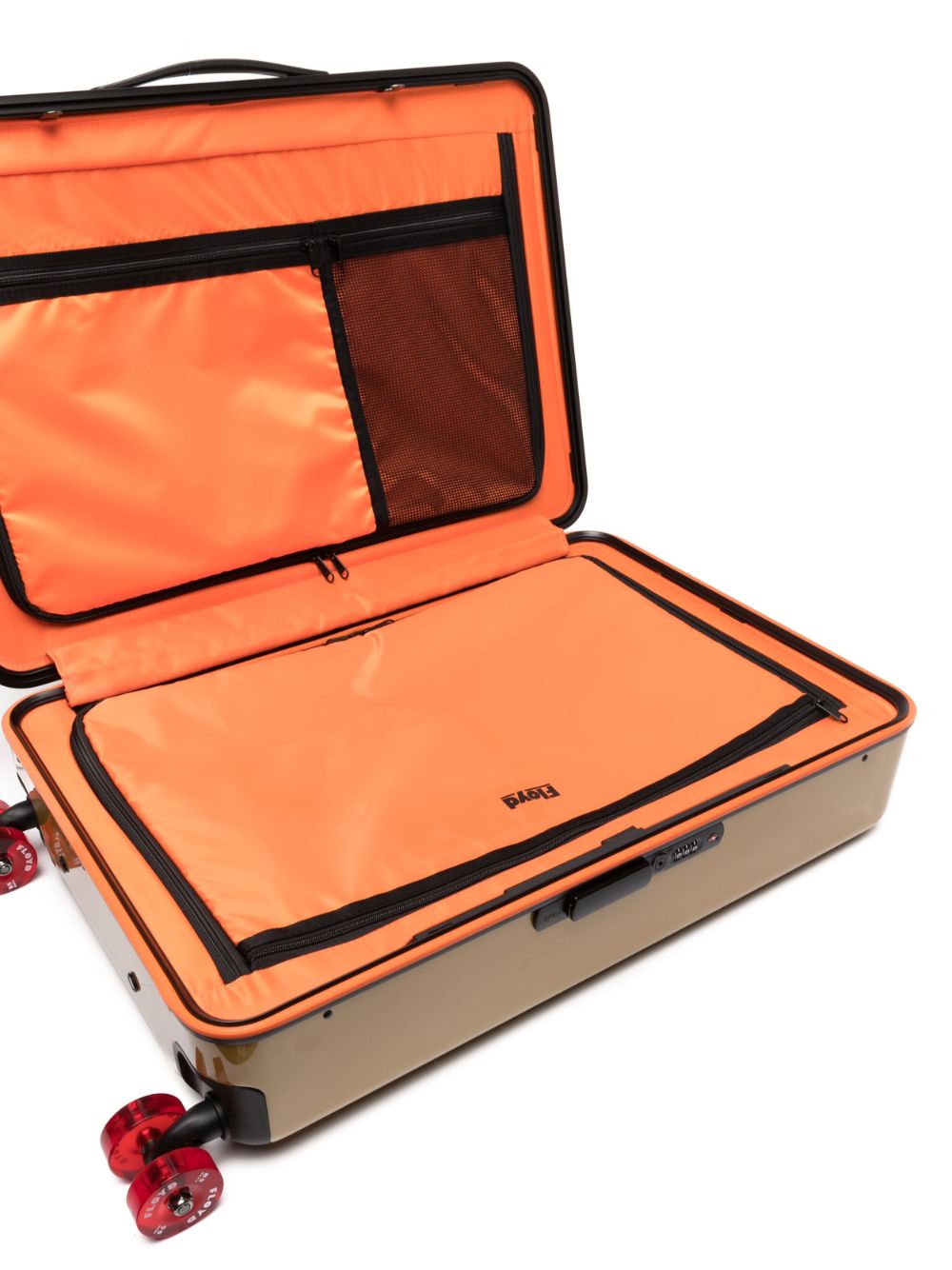 Shop Floyd Logo-print Cabin Suitcase In Gold