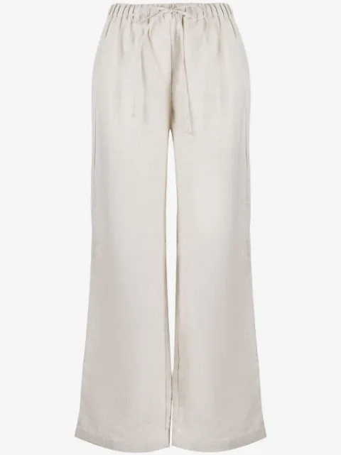 Reformation Olina straight-leg linen trousers