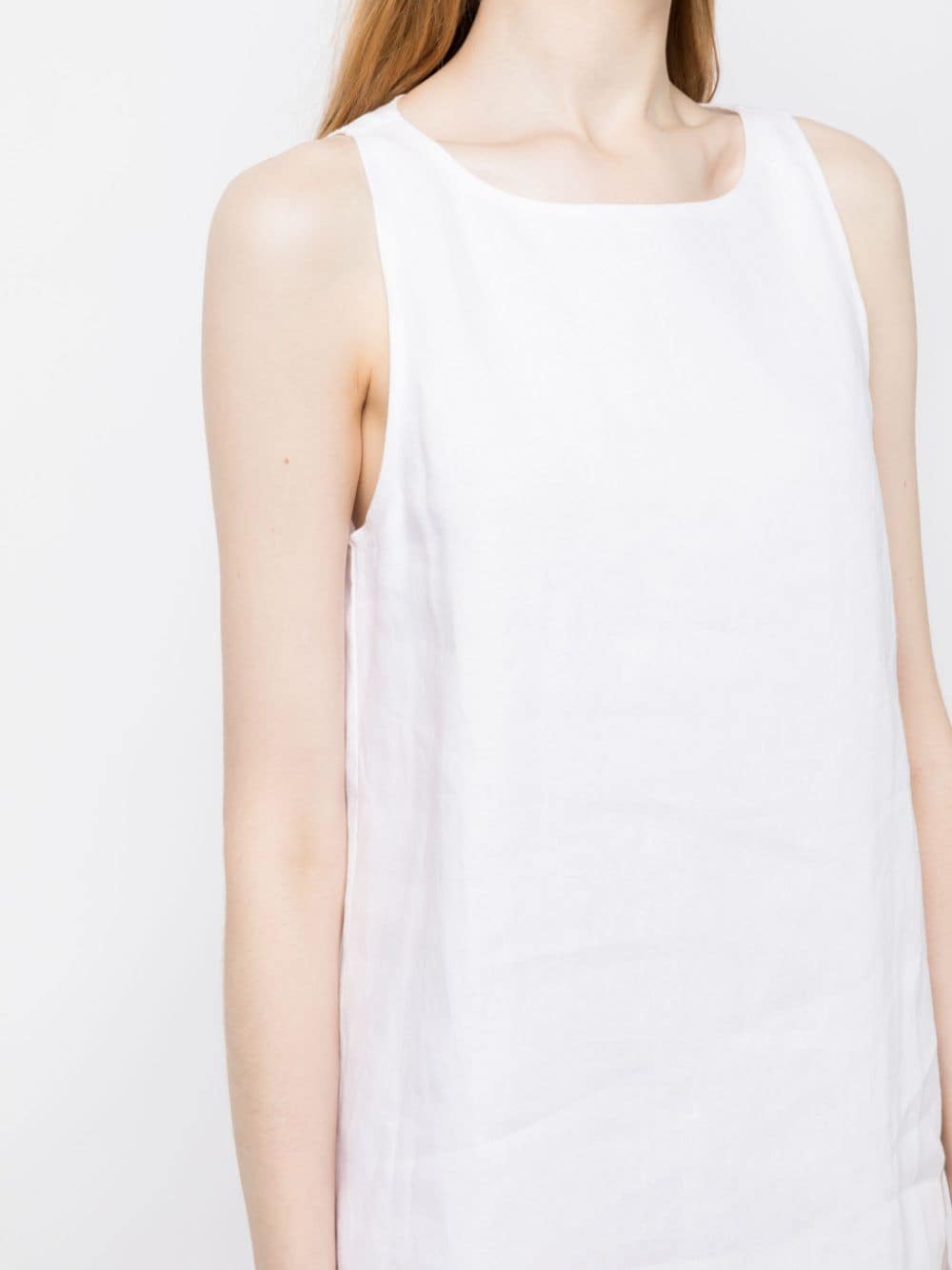 Shop Reformation Jessi Linen Minidress In White