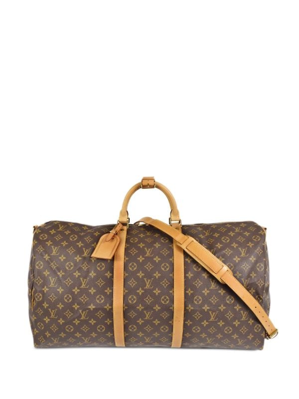 Louis Vuitton 1996 Pre-owned Keepall 60 Two-Way Travel Bag - Brown