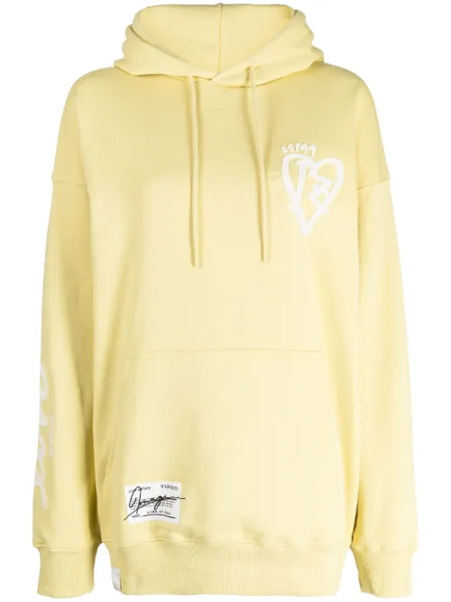 Hoodie en coton mélangé à logo brodé - izzue - Modalova