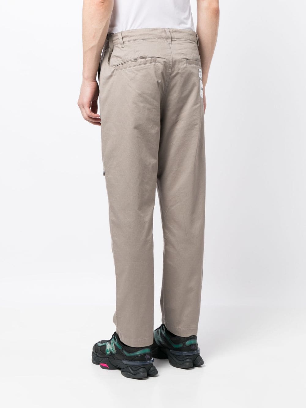 izzue Chino met logopatch Beige