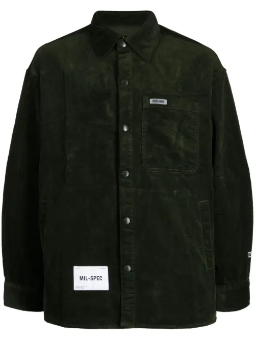 Chemise boutonnée à patch logo - izzue - Modalova