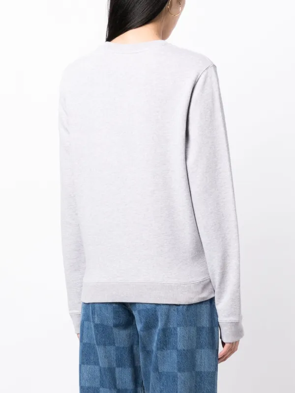 Maison Kitsuné フォックスプリント スウェットシャツ | グレー