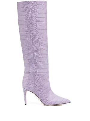 Paris texas pink croc boots new arrivals