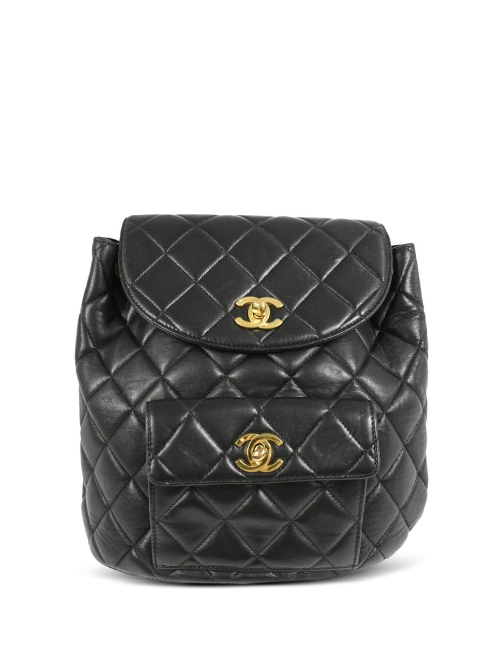 Pre-owned Chanel 1990-2000s Duma Backpack In Black