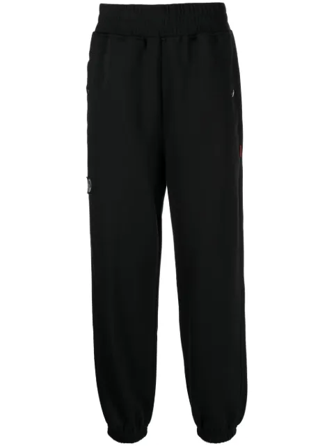 izzue logo-patch track pants