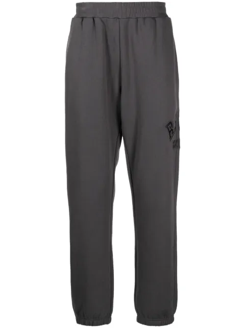 izzue logo-appliqué jersey track pants