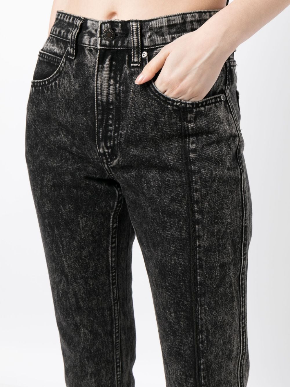 izzue Straight jeans Zwart