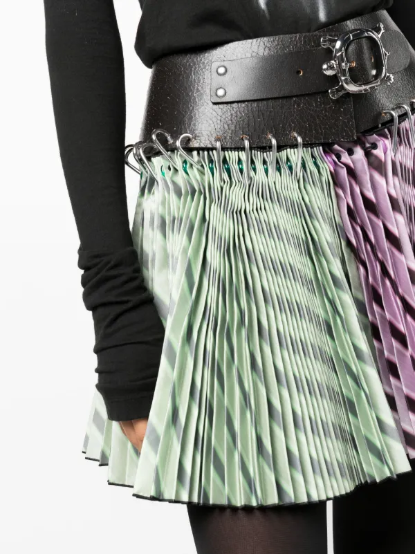 Chopova Lowena ストライプ プリーツスカート - Farfetch