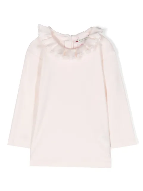 Bonpoint camiseta Billa con detalle de volantes