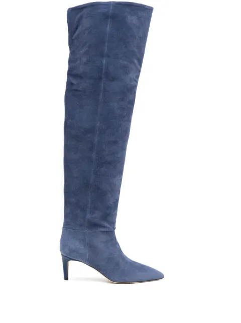 Paris Texas 70mm knee-high suede boots
