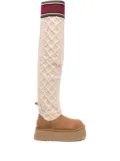 UGG Sweater thigh-high boots - Brown