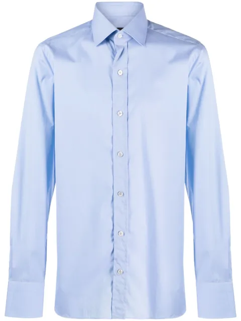 TOM FORD classic collar cotton shirt
