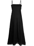 Faithfull the Brand square-neck linen midi dress - Black