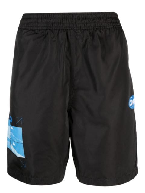 Onthego logo-print swim shorts