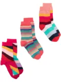 Paul Smith Swirl-pattern socks (pack of three) - Pink