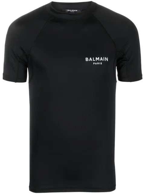 Balmain logo-print crew-neck T-shirt