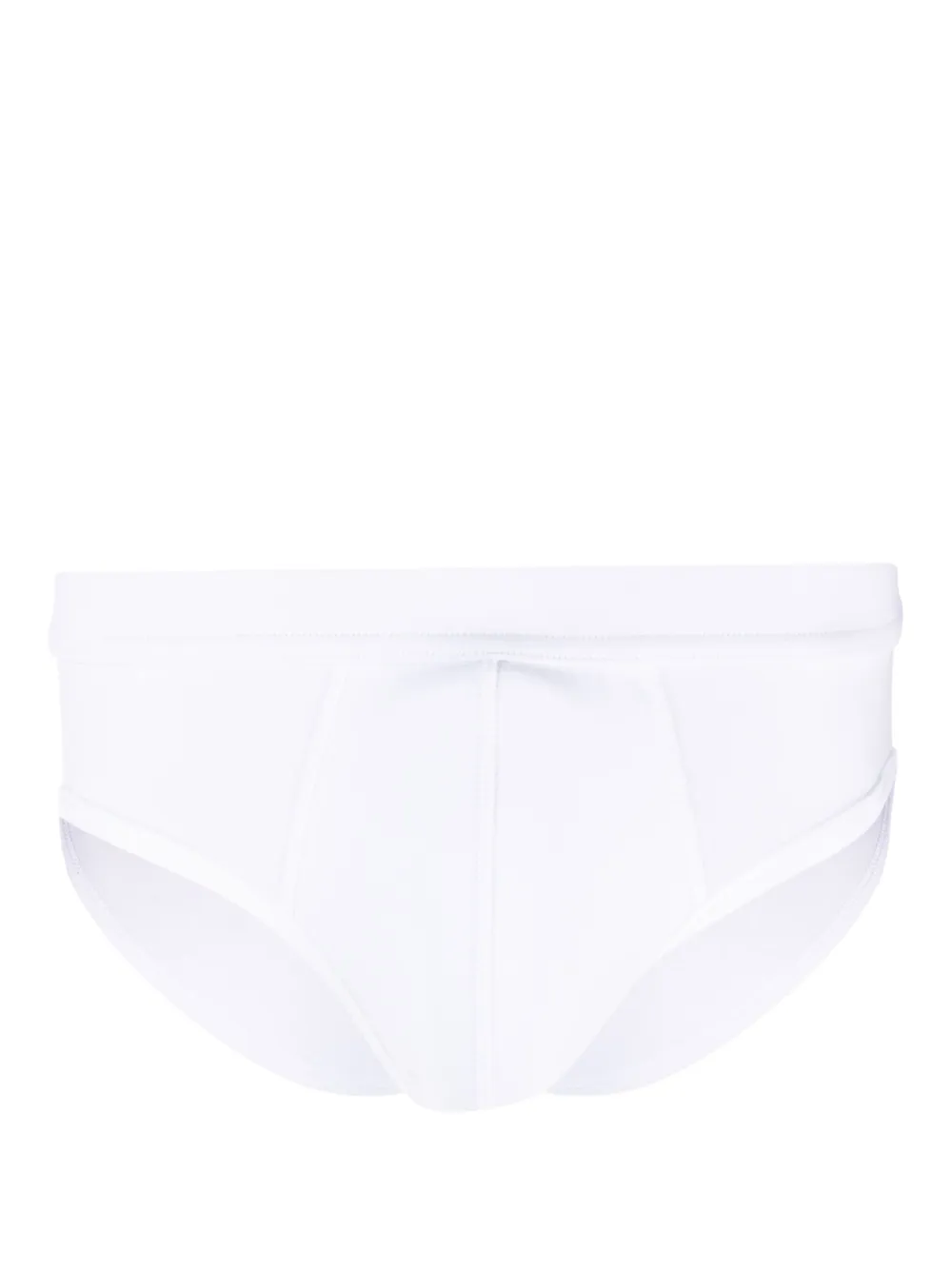 Dsquared2 Logo-print Stretch-cotton Briefs In White