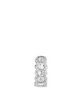 David Morris 18kt white gold diamond ear cuffs - Silver