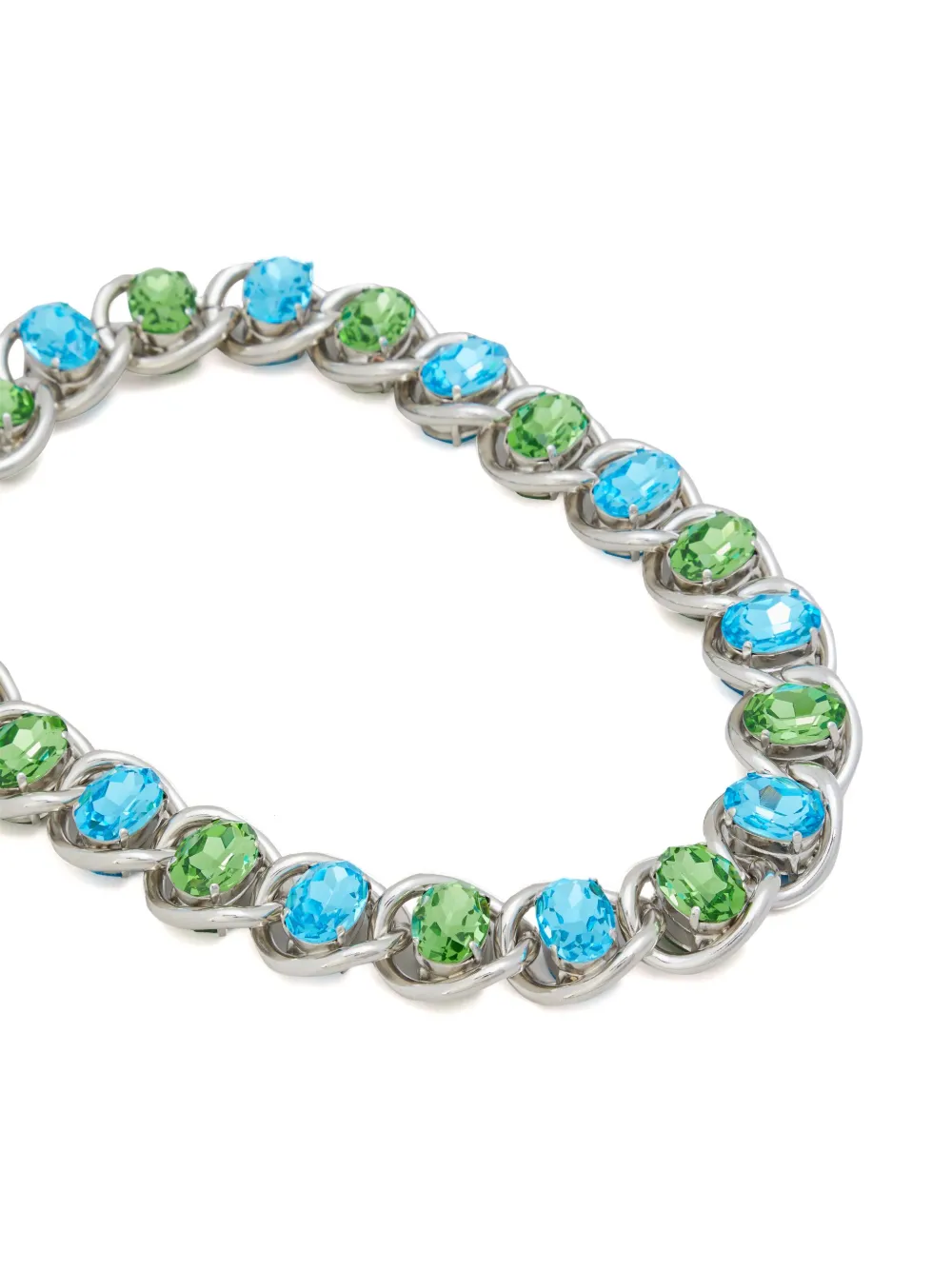 Marni Halsketting verfraaid met kristallen - Blauw