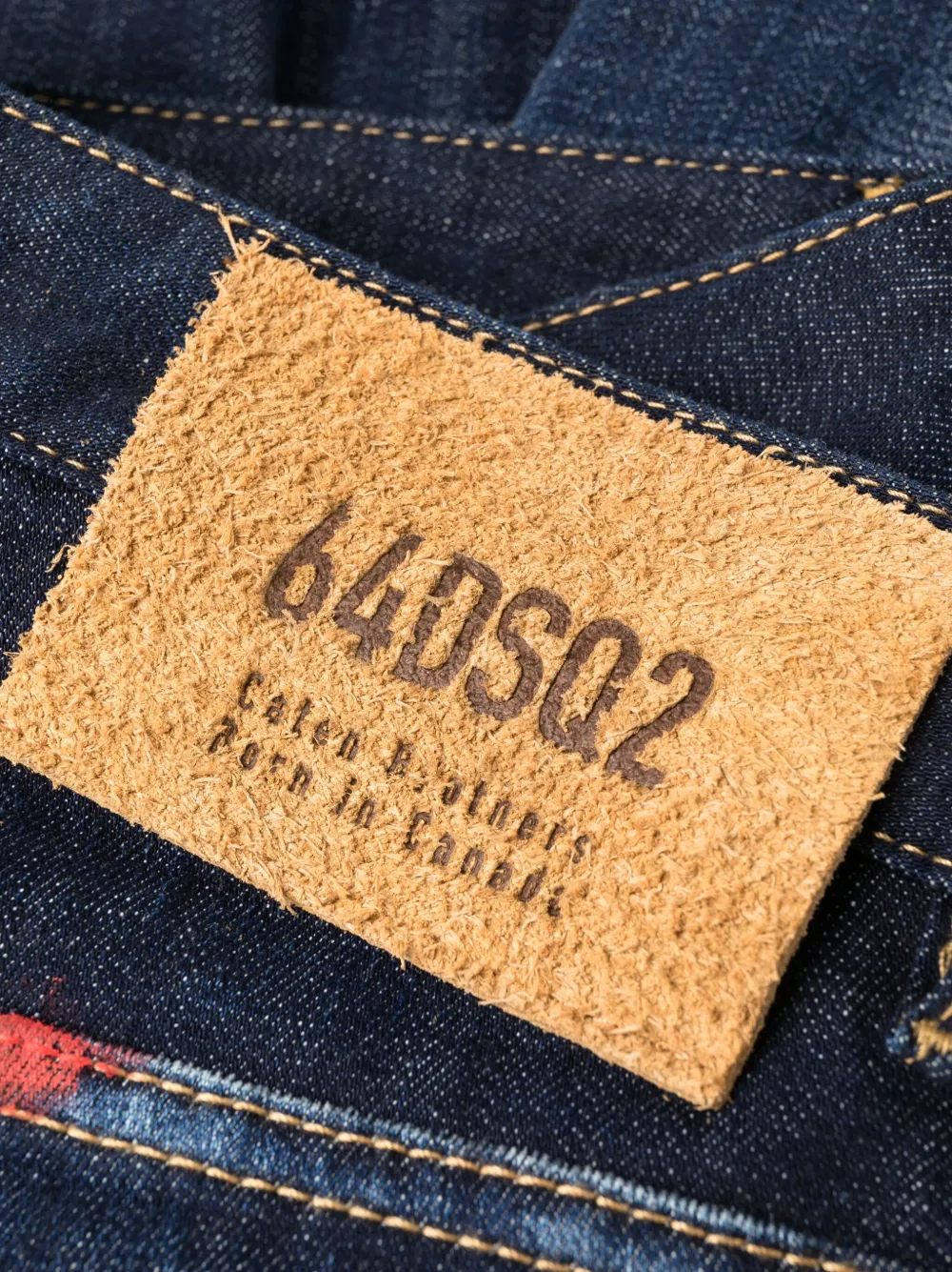 Embroidered-Design Cropped Jeans
