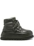 Marsèll 40mm platform leather boots - Green