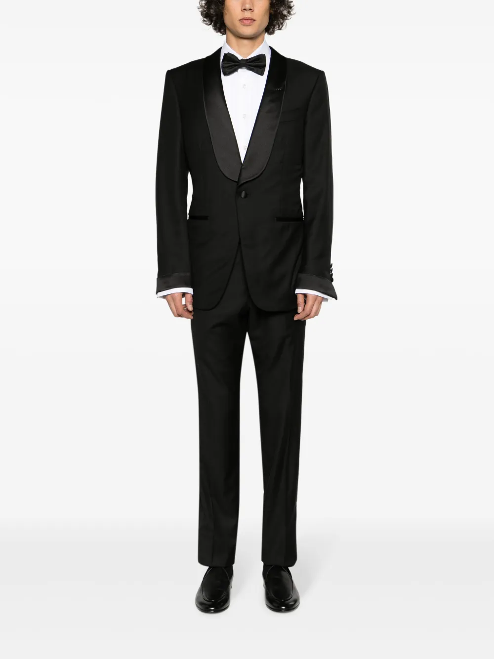 TOM FORD Atticus single-breasted wool tuxedo - Zwart