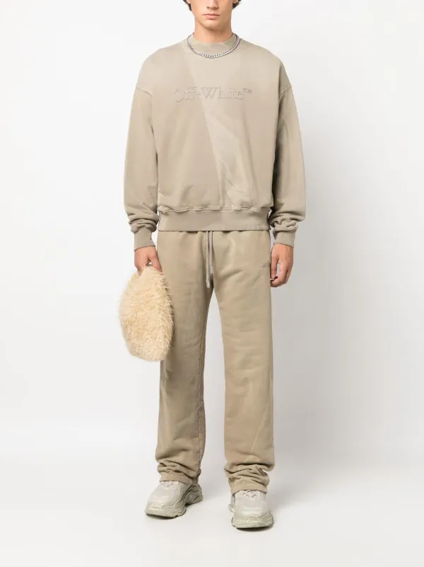 Off-White ロゴ スウェットシャツ | ニュートラル | FARFETCH JP