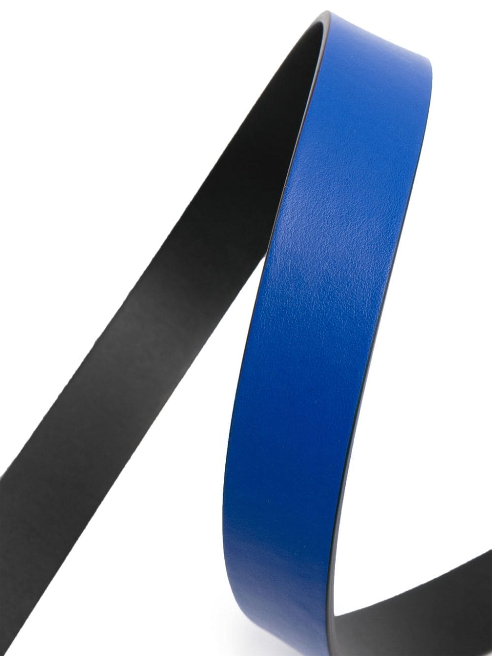Off-White Arrow reversible leather belt - Zwart