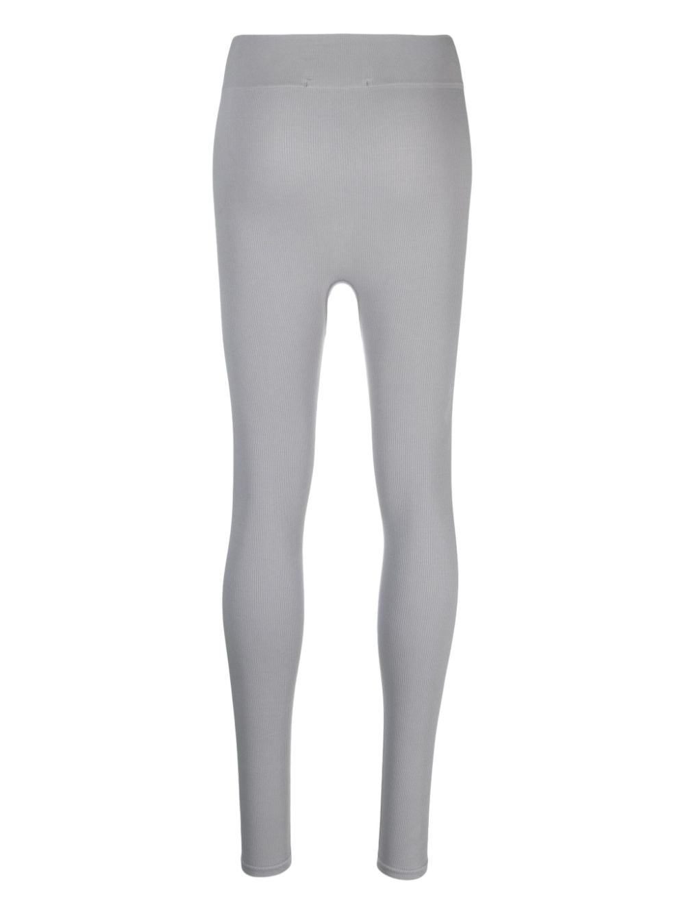 Stella McCartney logo-print ribbed leggings - Grijs