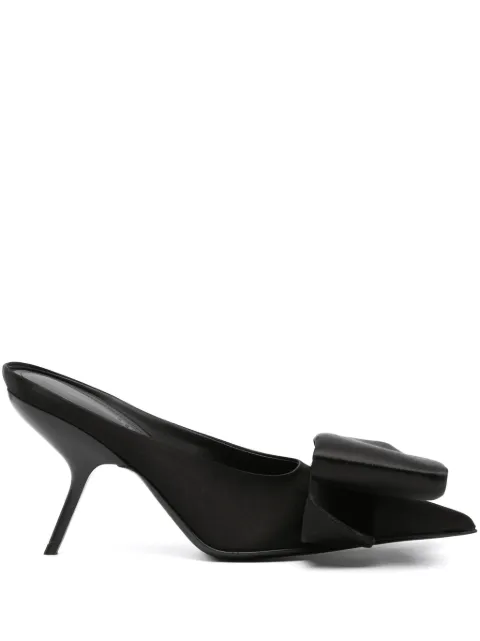 Ferragamo mules con puntera en punta y tacón de 90mm